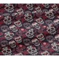 thumbnail image 5 of oneOone Viscose Jersey Red Fabric Floral & Skull Craft Projects Decor Fabric Printed By The Yard 60 Inch Wide, 5 of 5