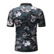thumbnail image 2 of Camisas elegantes para hombres Polieste elástico con estampado de flores a la moda, 2 of 5