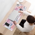 thumbnail image 3 of Long Mouse Pads for Desk,Pioneer Flower Floral Print Pattern Desk Mats on Top Of Desks, Desk Mouse Pad Extra Large with 3mm Non-Slip Base and Stitched Edge for Gaming,Office,Work,Home 31.5"x11.8", 3 of 6