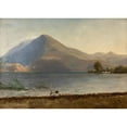 thumbnail image 3 of Bierstadt, Albert 14x11 Black Modern Framed Museum Art Print Titled - On the Hudson, 3 of 5