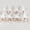White, variant on VECELO Dining Chairs Set of 8, Mid-Century Dining Chairs, PU Leather Upholstered Seat & Back with Solid Wood Legs and Cushion, Armless Kitchen Chairs, Non-Slip Feet, White