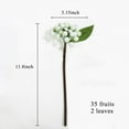 thumbnail image 2 of 11.8 inches Artificial Berry Stem Artificial Flower Fake Berries with Leaves Plants for Wedding Bouquets Home Party Hotel Centerpieces Decorations, 1PC (8 colors available), 2 of 11