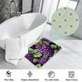 thumbnail image 3 of Grape Office Rug Door Carpet Indoor Rugs Polyester Non-Slip Machine Washable, 3 of 6