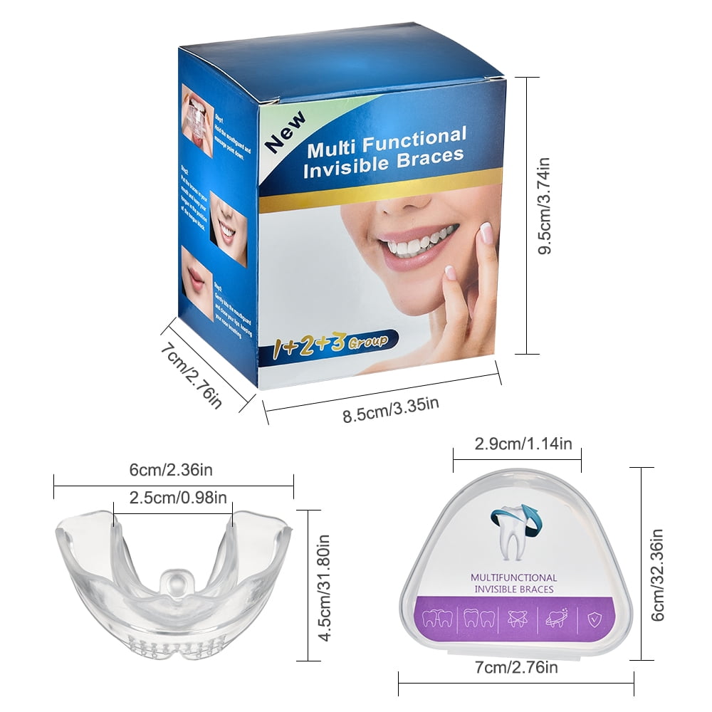 Dental Braces Kit,Orthodontic Teeth Trainer,Tooth Retainers,3 Stage Teeth Straightener for Adults