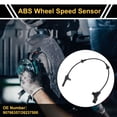 thumbnail image 2 of Unique Bargains ABS Wheel Speed Sensor ABS Sensor Anti-lock Braking System Sensor No.90766357 for Buick Excelle Gt 2015-2018 1 Pc Rear Left, 2 of 6