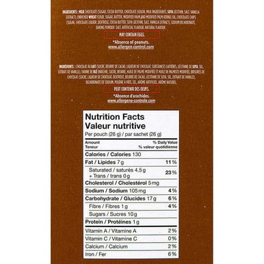 Leclerc Celebration Mini Chocolate Chip Cookies, 780 g (27 oz)(4/Case)