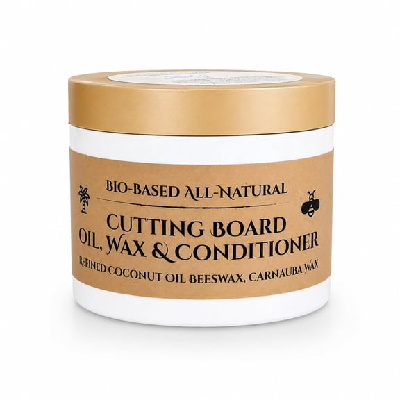 Black Diamond Stoneworks Natural Coconut Oil, Beeswax & Carnauba Wax Wood Conditioner, 5oz Tub for Cutting Boards & Butcher Blocks, Food Safe, Protects, Conditions & Extends Longevity (5.7 oz)