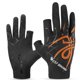 thumbnail image 1 of WEST BIKING Guantes de bicicleta Guantes de mano transpirables con corte de dos dedos (naranja L), 1 of 7