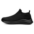 thumbnail image 6 of CAICJ98 Men Slip On Shoes Fashion Knit Walking Shoes Workout Fitness Lightweight Cushion Breathable Casual Shoes Gym Sneaker for Men Black,7, 6 of 6