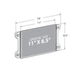 thumbnail image 5 of Clear Acrylic Window/Door Sign Holder Frame with Suction Cups 11''W x 8.5''H, 2-Pack, 5 of 8