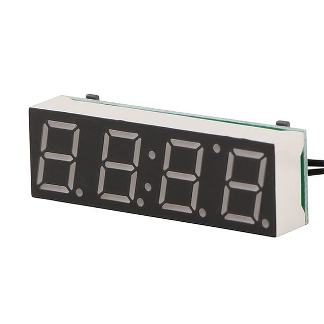 Speravity Universal Mini coche temperatura voltaje medidor reemplazo reloj voltímetro calibre automotriz automóvil actualización repuestos Paneles de instrumentos para automóviles Speravity VI018046-00B