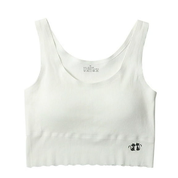 Bovxnpu Summer Girls Underwear, Cotton Training Bras for Girls, 8-12 Years Girls' Underwear Development Period Breathable Student Bra 8-10 Years