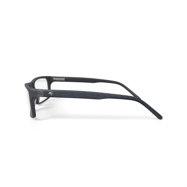 Fatheadz Men's Rectangular Eyeglasses, FH-00190 Pure, Grey Fatheadz Men's Rectangular Eyeglasses, FH-00190 Pure, Grey