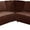 Dark Brown, variant on TOPCHANCES 3-Piece Velvet Recliner Sofa Covers, 7 Seat L-Shaped Corner Sofa Covers, Stretch Sectional Couch Slipcover ( Leather Brown )