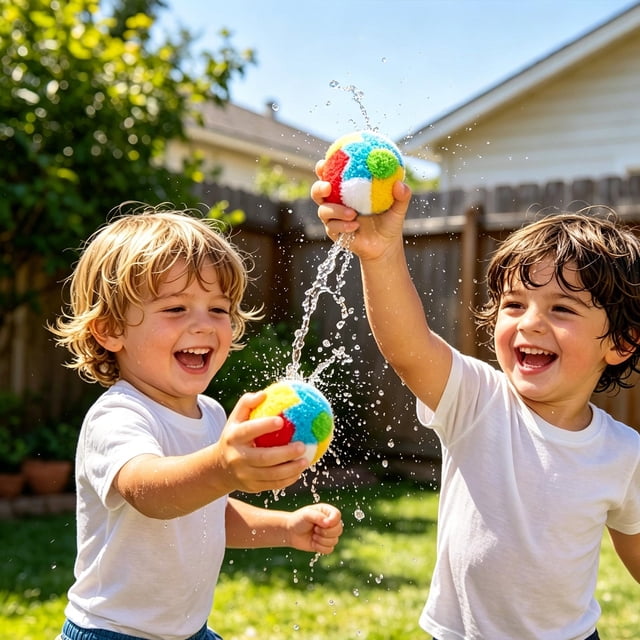 YWIYIUD 50PCS 1.97inch 1PC Colorful Sensory PlushToy Practical Interactive Toys or Pool Beach Backyard Vacation Games and Parties Reusable Outdoor WaterAbsorbing Toys