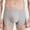 Gray, variant on LYMAYTER Men's Anti-Microbial Boxer Briefs Solid Color Underwear Breathable Comfort Tagless Design