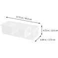 thumbnail image 4 of 3PCS Plastic Stackable Kitchen Pantry Cabinet, Multi- Use Kitchen Storage Container, Stackable Compartment Case for Kitchen Home Fruit Snacks, 4 of 8