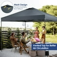 thumbnail image 5 of Costway Patio 10x10ft Outdoor Instant Pop-up Canopy Folding Tent Sun Shelter UV50+ Gray, 5 of 10