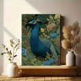 thumbnail image 6 of Peacock Floral Canvas Print, Wall Decor for Living Room Bedroom Dining Room Hallway Office Hotel, 6 of 8