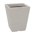 thumbnail image 2 of Ecobo 13.8 inches Eco-Friendly Rectangular Pot Planter, Elemento Indoor/Outdoor use, Durable, Versatile & Lightweight, Designed by Brazilian Artisans, Contemporary All-Weather Design – Gray, 2 of 5