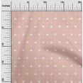 thumbnail image 1 of oneOone Viscose Chiffon Fabric Dot & White Heart Fabric Prints by Yard 42 Inch Wide, 1 of 4