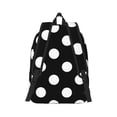 thumbnail image 2 of Yiaed Black and White Polka Dot Print Backpack, Premium Laptop Backpack, Travel Backpack for Women, Lightweight Backpacks, Comfortable Back Pack-Medium, 2 of 7
