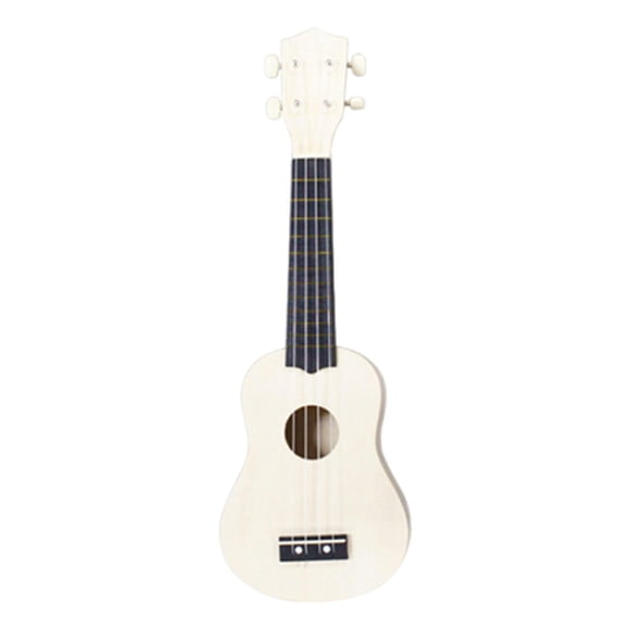 Kit de construcción de ukelele DIY, kit de guitarra ukelele, materiales de madera, para principiantes, 21 pulgadas, manualidad, pintable, hecho a