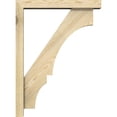 thumbnail image 3 of Ekena Millwork 4"W x 22"D x 30"H Balboa Block Rough Sawn Bracket w/ Offset Brace, Douglas Fir, 3 of 25