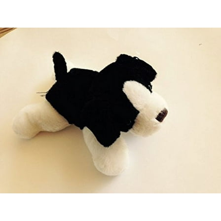 Mary Meyer Pesky Pups - Black and White Pup, 8"