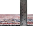 thumbnail image 5 of Unique Loom Yara Collection Area Rug - Sunil (4' Round Rust Red/Ivory), 5 of 7