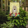 thumbnail image 2 of Afghan Hound Easter Egg Hunt Garden Flag, 2 of 2