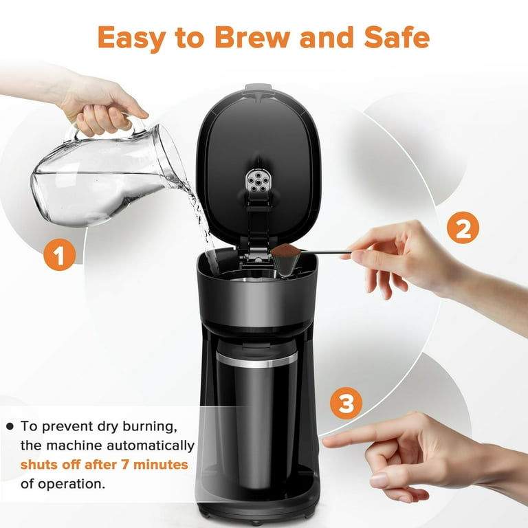 20oz covered coffee mug 20oz Tall Mug with Flip Lid– FIFTY/FIFTY Bottles main image 1