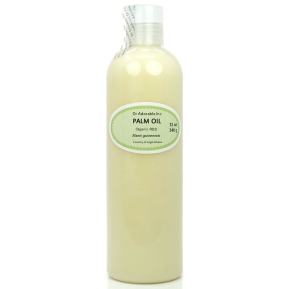 Dr Adorable - 12 oz - Palm Oil - 100% Pure Cold Pressed Organic Natural