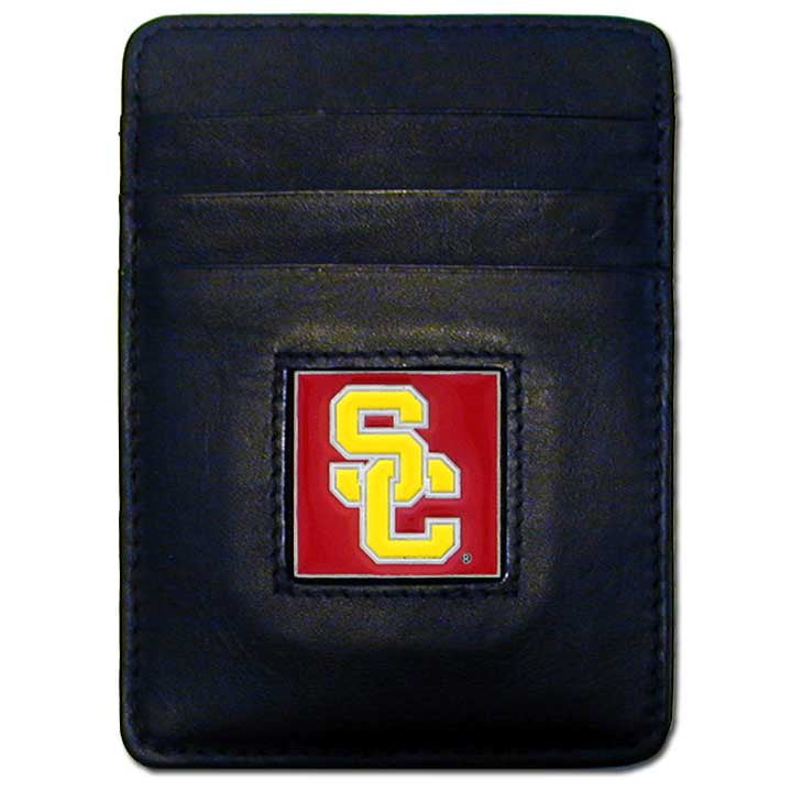 Siskiyou NCAA Unisex Logo Leather Cash and Cardholder