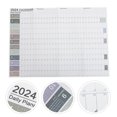 thumbnail image 3 of 1 Set Yearly Wall Hanging Calendar 2024 Creative Planner Wall Calendar Daily Schedule Calendar, 3 of 9