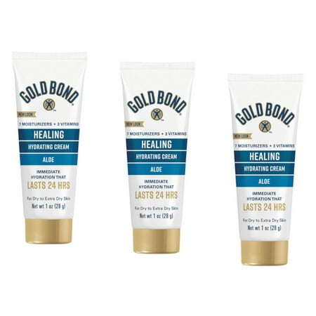 3 Pack Gold Bond Ultimate Ultimate Healing Lotion Aloe 1oz Each