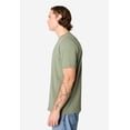 thumbnail image 3 of Lane Seven - Unisex Deluxe CVC T-Shirt - OLIVE HEATHER - L, 3 of 8