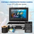 thumbnail image 4 of 9 Pulgadas 1200tvl Cámara de Pesca Submarina Buscador de Pescado 12 Lámparas LED IR 50M PARA PESCA EN MAR DE HIELO, 4 of 7