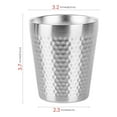 thumbnail image 3 of DODAMOUR 4 Pack 10 oz Stainless Steel Insulated Cups, Double Wall Stackable Tumblers for Home, Office, Party, 3 of 7