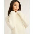 thumbnail image 4 of Scoop Women’s Chunky Funnel Neck Sweater, Lightweight, Sizes XS-XXL, 4 of 4