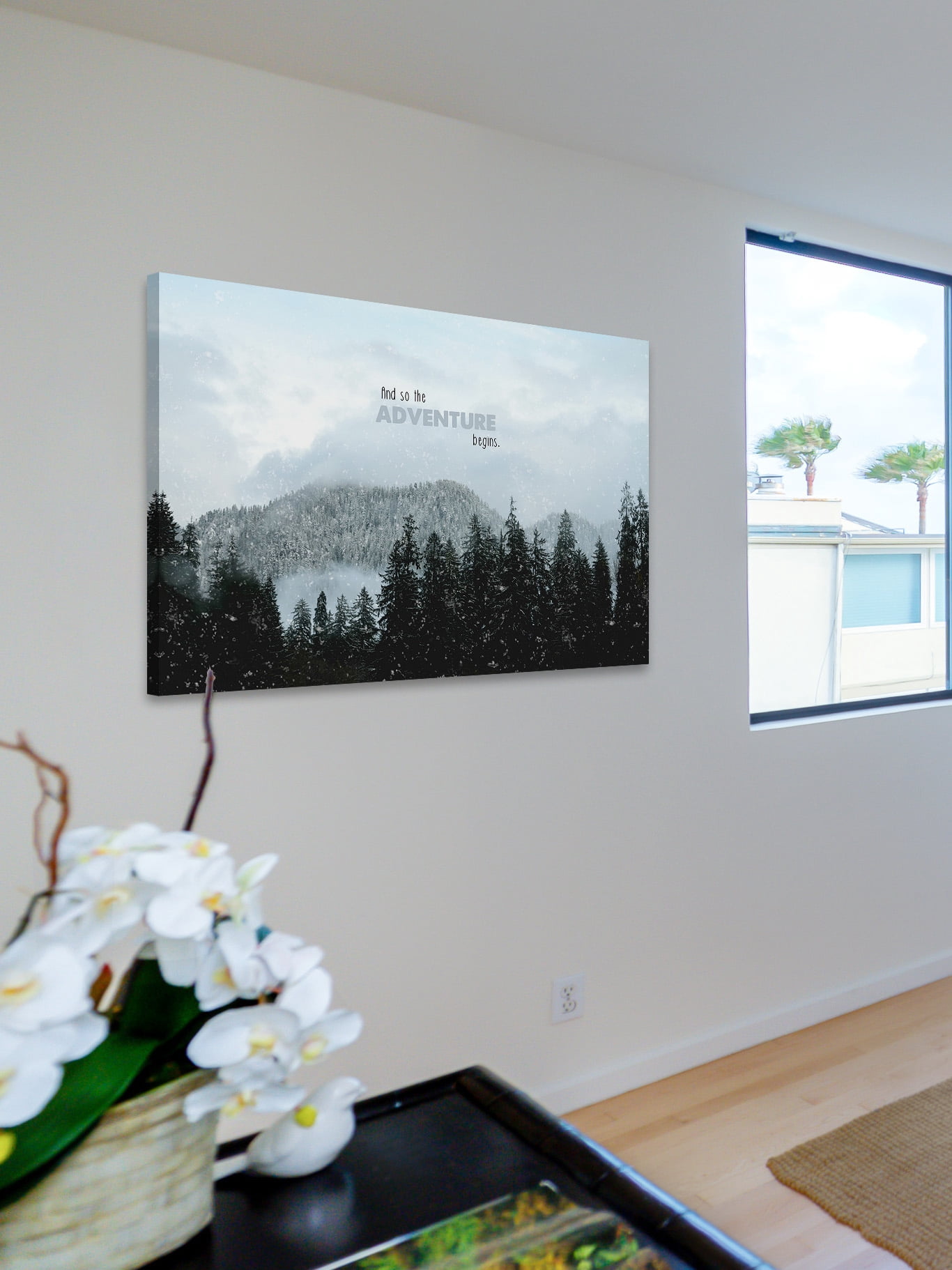 "Adventure Begins" Painting Print on Wrapped Canvas