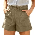 thumbnail image 2 of Sokhug Casual Shorts for Women High Waist Loose Fit Deep Utility Pockets Summer Daily Wear Outdoor Short, 2 of 8