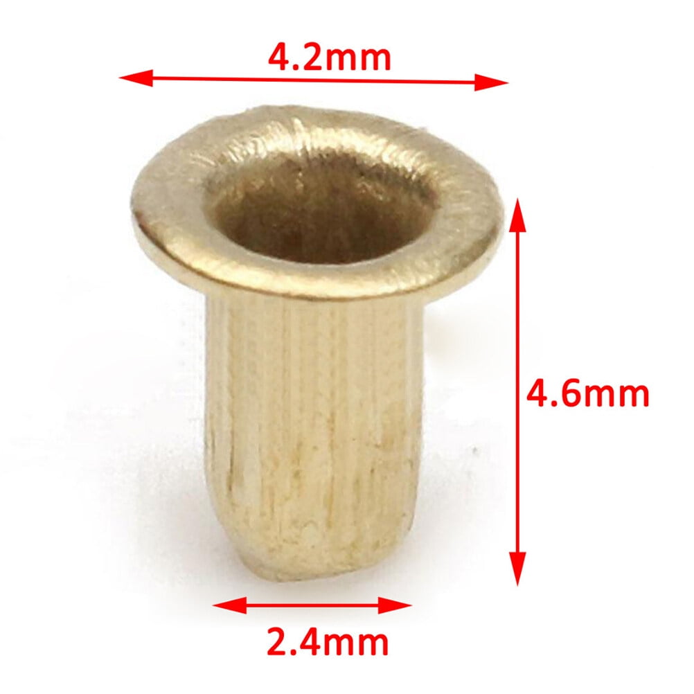 Bee Frame Eyelets, Durable Beehive Eyelet Nest Box Frame End Threading Hole Eyelets Bee Hive Beehive Brass Nest Frame Eyelets Beekeepers Beekeep - View #3