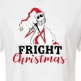 thumbnail image 3 of The Nightmare Before Christmas - Fright Christmas - Juniors Cropped Cotton Blend T-Shirt, 3 of 5