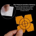 thumbnail image 4 of Unique Bargains 10 Packs Survey Reflector Target 80mm Self-adhesive Reflective Tape Survey Target Sheets for Total Stations, Orange, 4 of 6
