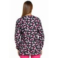 thumbnail image 2 of Dickies EDS Women Scrubs Warm Up Jacket, Snap Front Warm-Up, Plus Size, DK301, 4XL, Hope In My Heart, 2 of 7