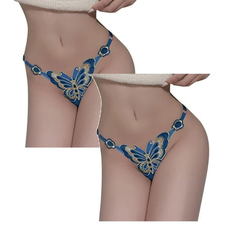 

Women Underwear Brief Womes Lace Soft SeamlessTrim Hipster Ladies Panties 2PC