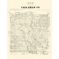 thumbnail image 2 of Walsh 12x14 White Modern Wood Framed Museum Art Print Titled - Callahan County Texas - Walsh 1879, 2 of 4