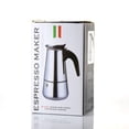 thumbnail image 4 of Cafetera italiana de acero inoxidable con goteo para uso doméstico, cafetera moka sencilla, 4 of 5