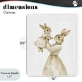 thumbnail image 4 of Stupell Industries Cottage Tender Mama Rabbit Canvas Art, 16 x 20, by Arlington Prints, 4 of 8